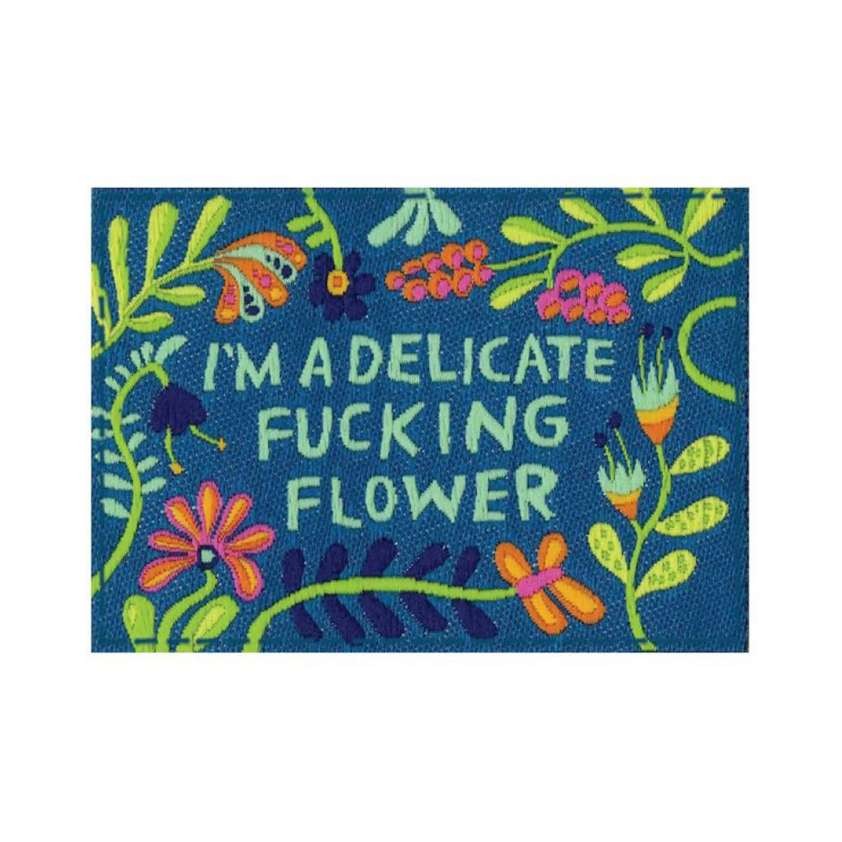 Blue Q Men's Socks>Fucking Flower Tag Socks