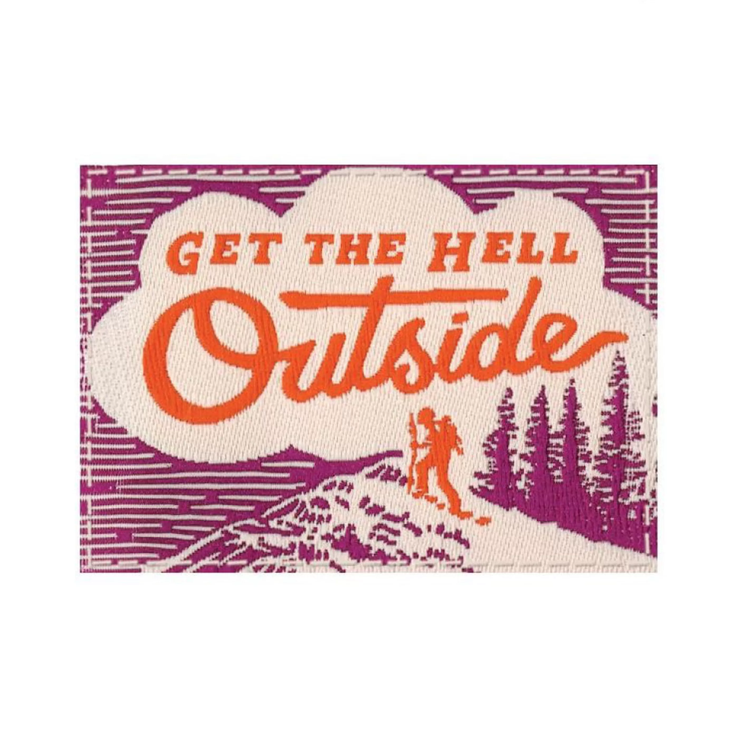 Blue Q Men's Socks>Get The Hell Outside Tag Socks
