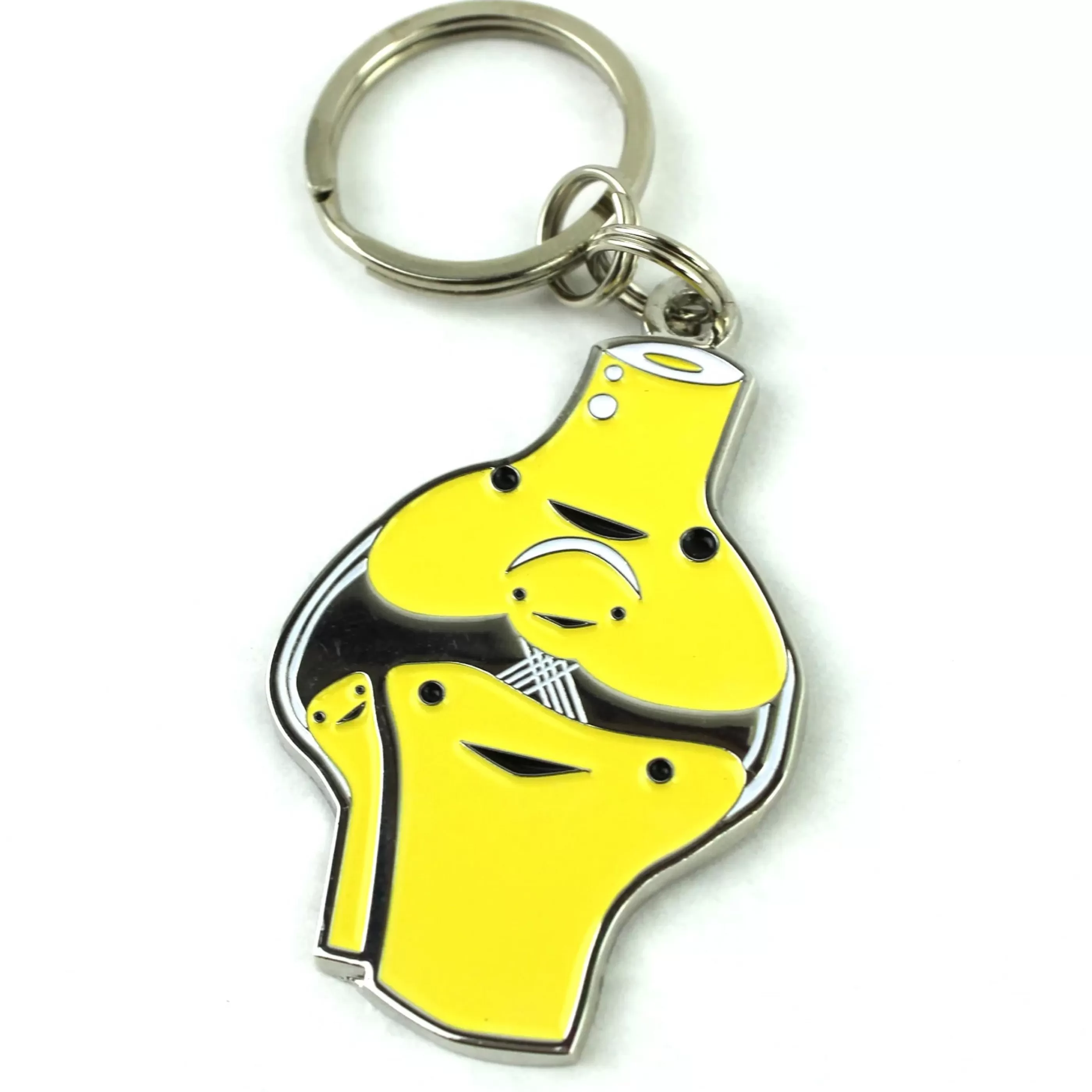 I Heart Guts Pins, Patches & Keychains>Knee Enamel Keychain