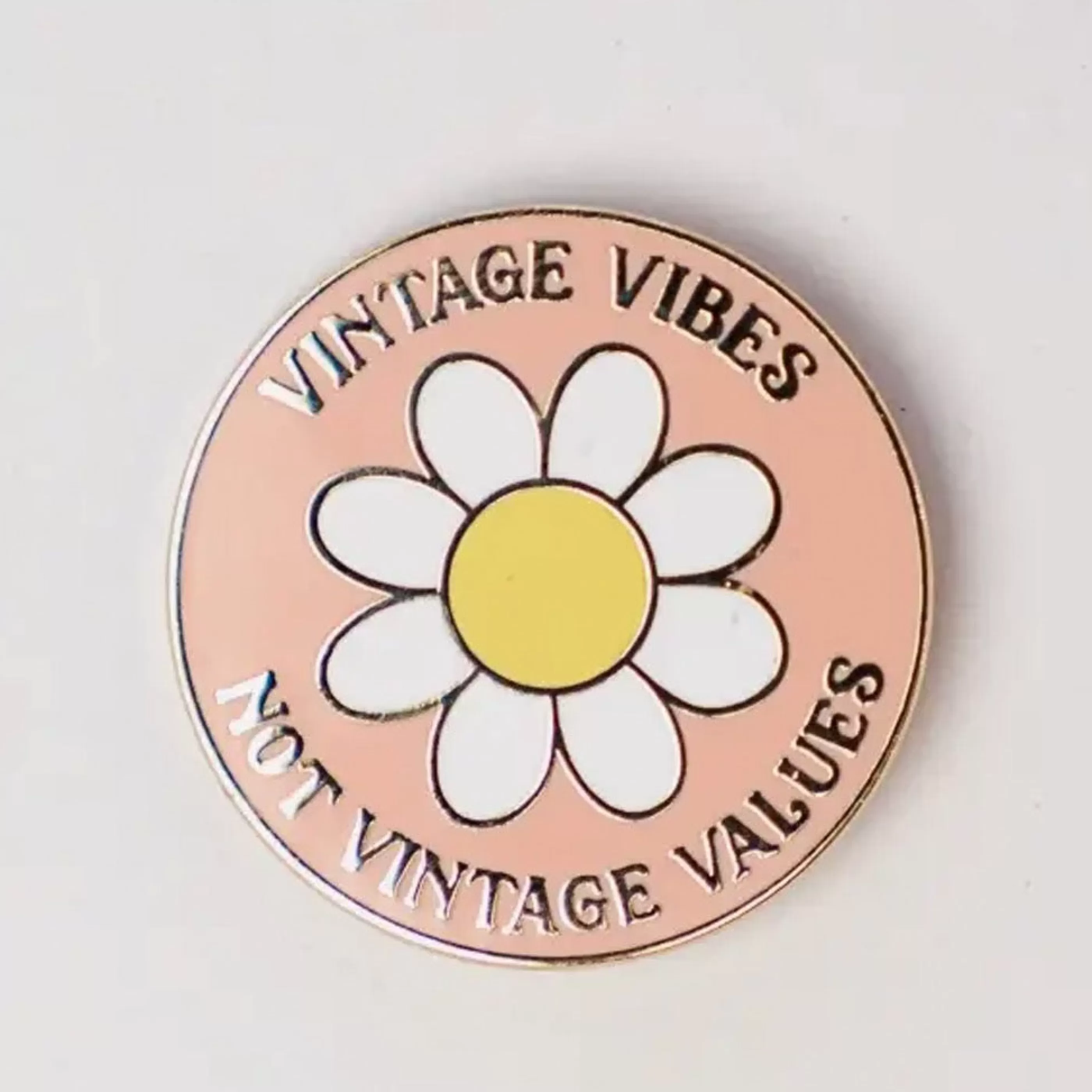 Jini & Tonic Pins, Patches & Keychains>Vintage Vibes Enamel Pin
